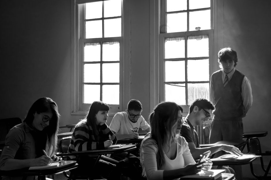 Teilnehmende Person im Kurs